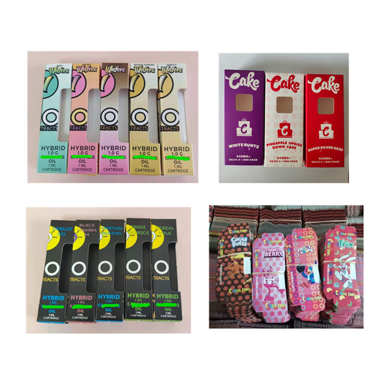 

packaging boxe waferz tracts cartridge cake runts packing box cereal carts atomizers Electronic cigarette
