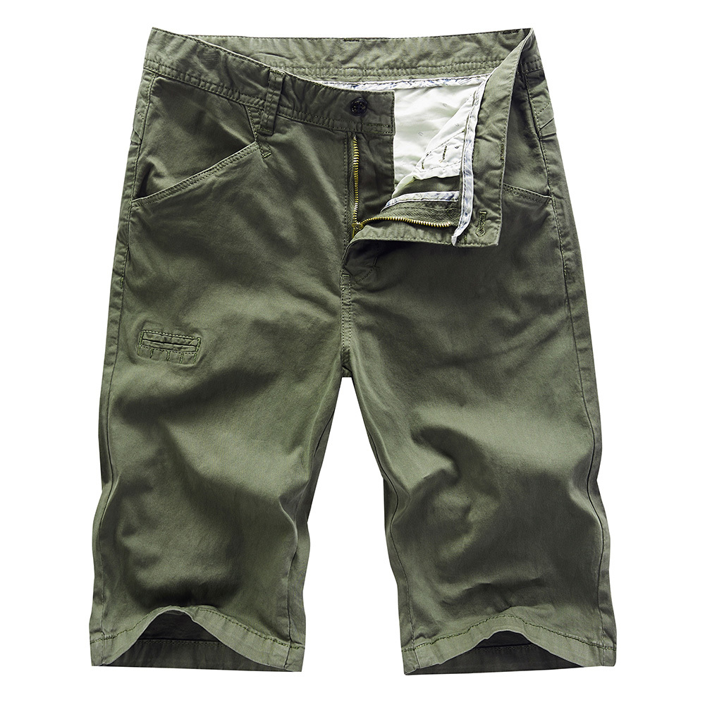 

2021 New Summer Casual Mens Straight Solid Sports Male Joggers Cargo Shorts Fashion Cotton Knee Length Sweatpants Man Syy1, Light grey