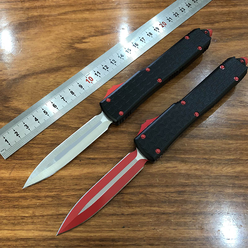 

US Style 8.6 Inch Double Action Combat Dragon Hound Automatic Knife Fast Open Outdoor Camping EDC Tool Self Defense Hunting Survival Auto UT85 UT88 BM 3310 3400 9600 C07