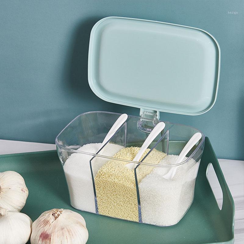 

Storage Bottles & Jars Household Spice Bottle Jar Combination Set Kitchen Container Plastic Home Supples Organization Organizers Boxes
