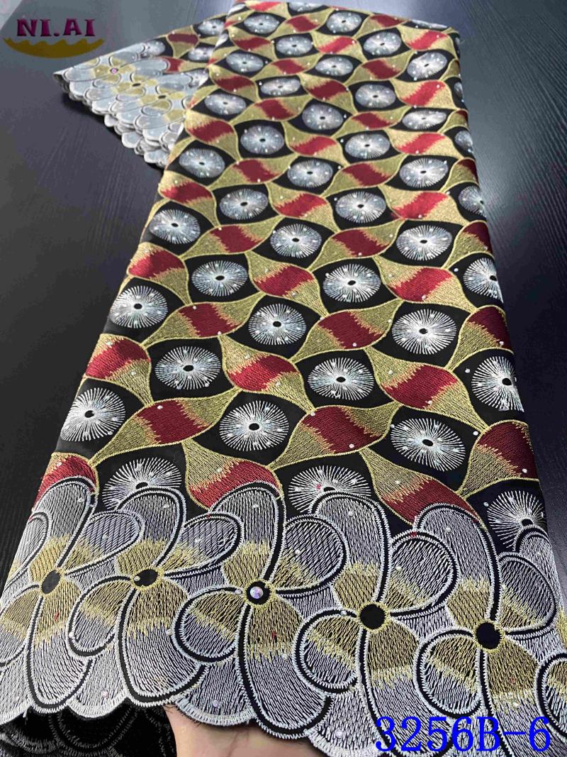 

Ribbon NIAI Swiss Voile Laces In Switzerland Nigerian Fabrics 2021 High Quality African Lace Fabric For Wedding Dress XY3256B-6