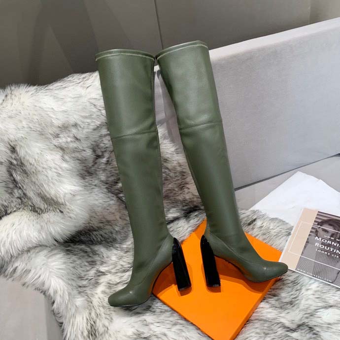 

Fashion casual color matching round head women's designer boots women's casual wild non slip suede leather women's boots cowboy shoes 10 2502-7, Box