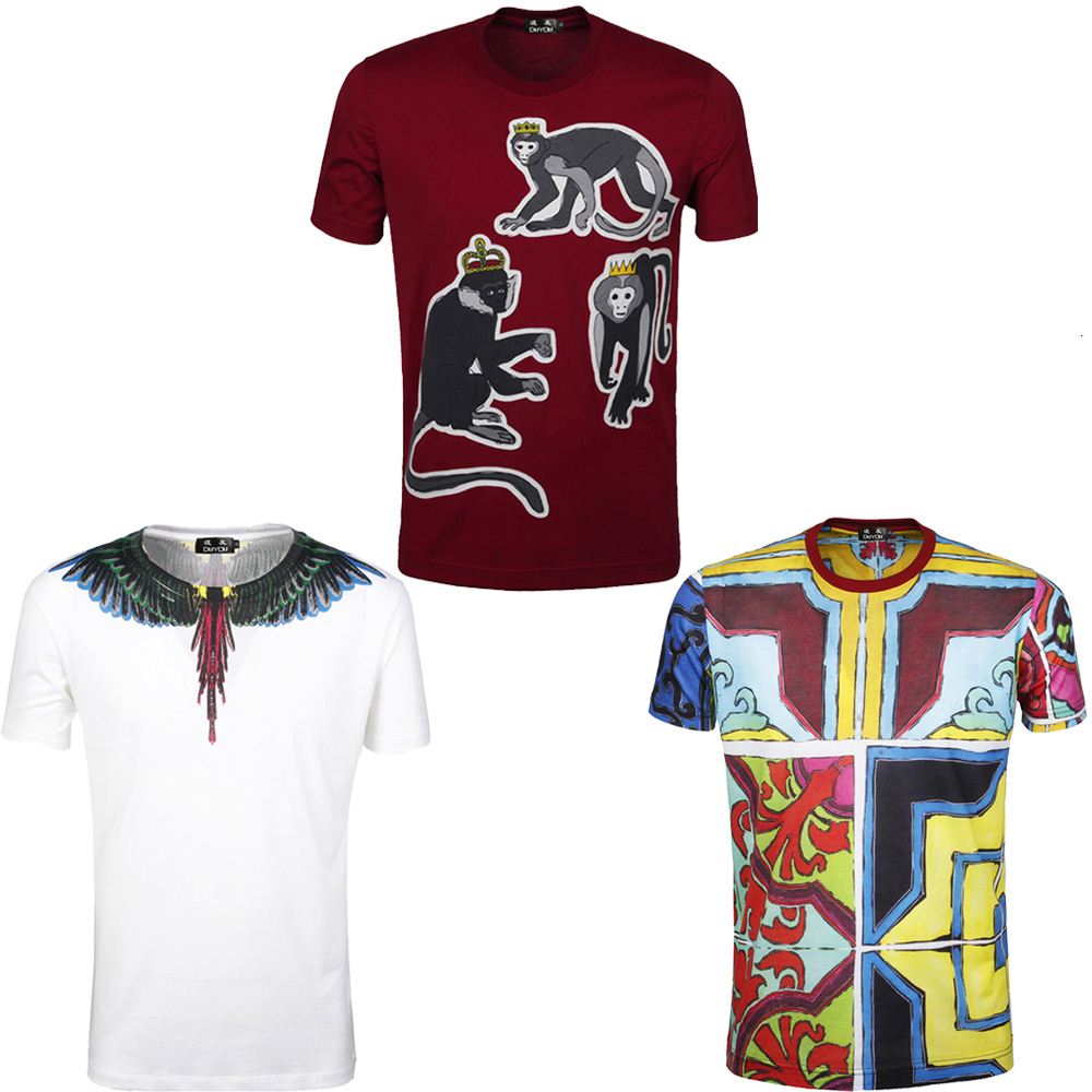

2021 Summer New Letter t Shirt Men Slim Fit O-neck Fashion Casual Tshirt High Quality Brand Clothing Cotton Tees 9zfy, Red