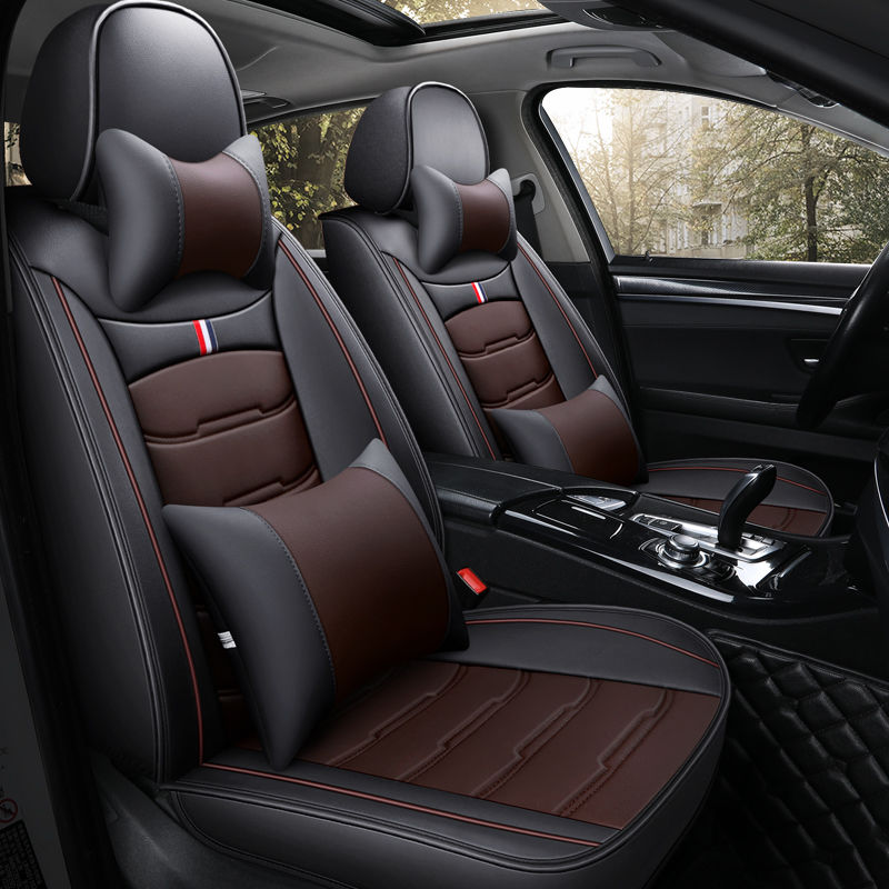 

Custom Fit Special Car Seat Cover for Mazda 2 3 6 Axela Atenza Leather Auto Seat Sushion Protect Accessories Black & Brown