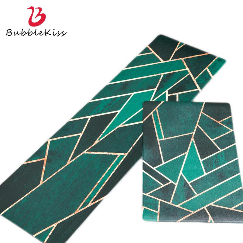 

Bubble Kiss PVC Material Long Carpet Simple Geometric Pattern Modern Home Rugs Erasable Kitchen Oil-Resistant Non-Slip Floor Mat