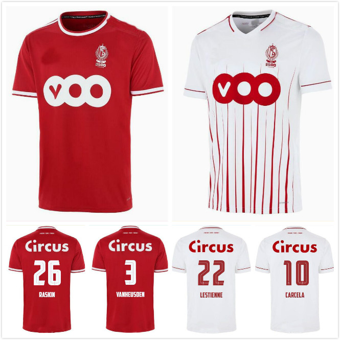 

21 22 Standard Liège soccer jerseys home LESTIENNE AMALLAH 2021 2022 R.Standard de Liege VANHEUSDEN LAIFIS CIMIROT EMOND RASKIN CARCELA football shirts tops thailand
