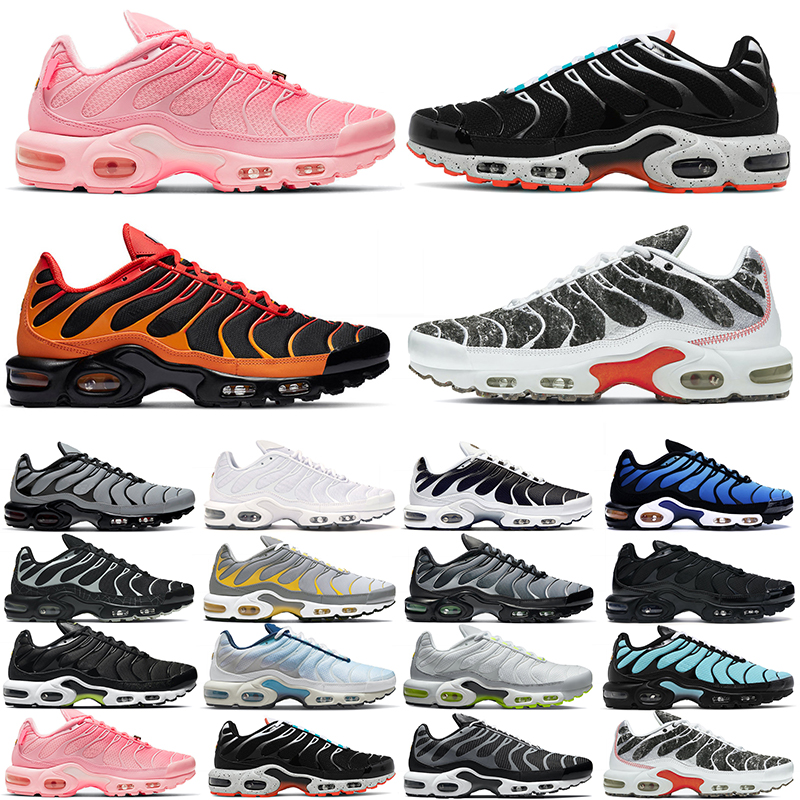 

tn plus men women running shoes triple Black Aquamarine white Atlanta Crater Psychic Blue Volt Metallic Pewter mens trainers outdoor sports sneakers fashion, 30