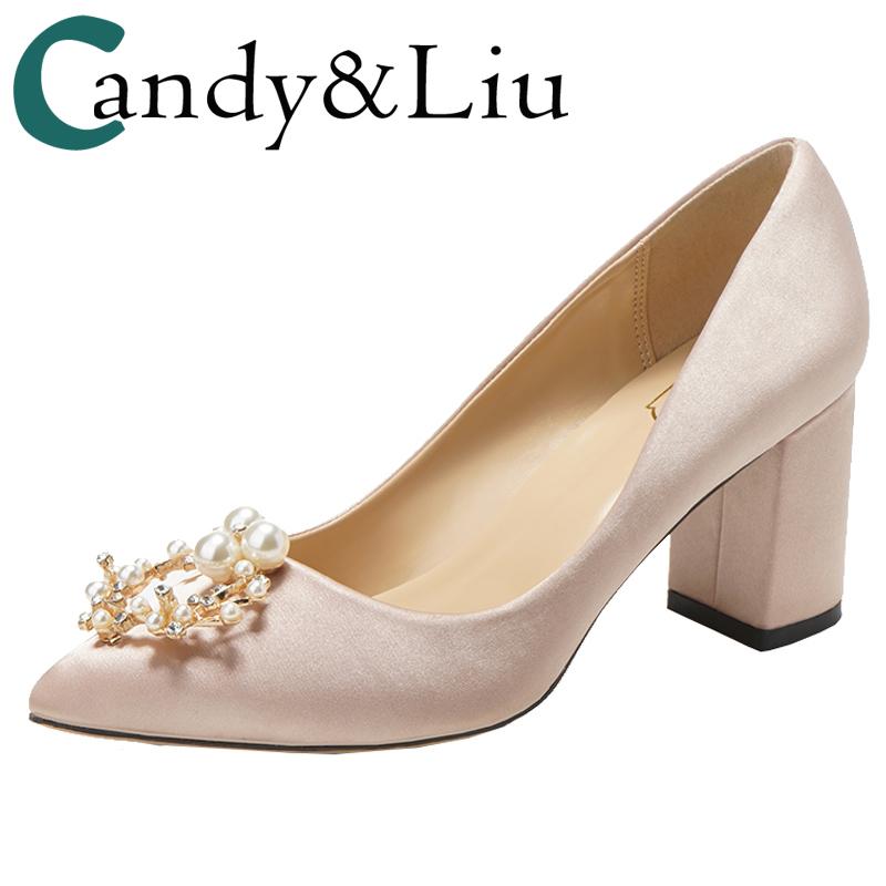 

Wedding shoes woman 2021 New pregnant Bride shoes Princess Crystal Wedding High heels High heel single Shoe woman