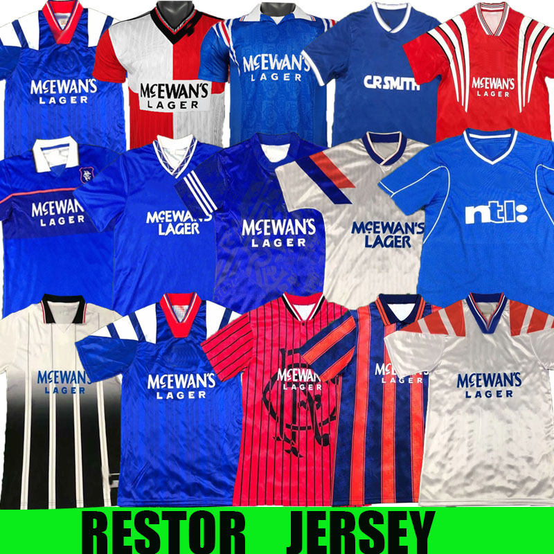 

87 90 92 93 94 95 96 97 99 01 08 fc Retro soccer jerseys 20 21 GERRARD GASCOIGNE LAUDRUP gerrard MCCOIST football Uniforms