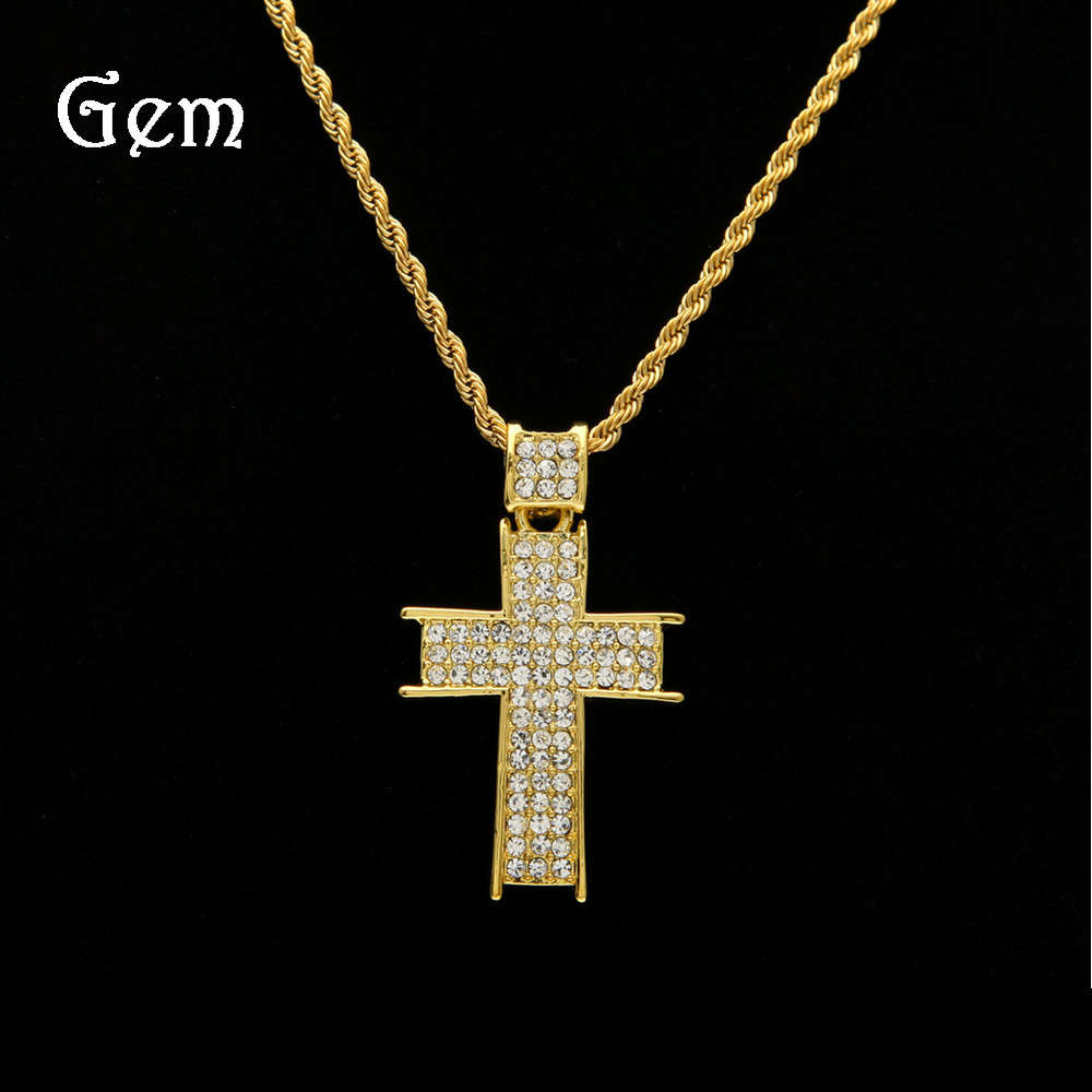 

Special hip hop jewelry necklace with Diamond Cross Pendant Jewelry
