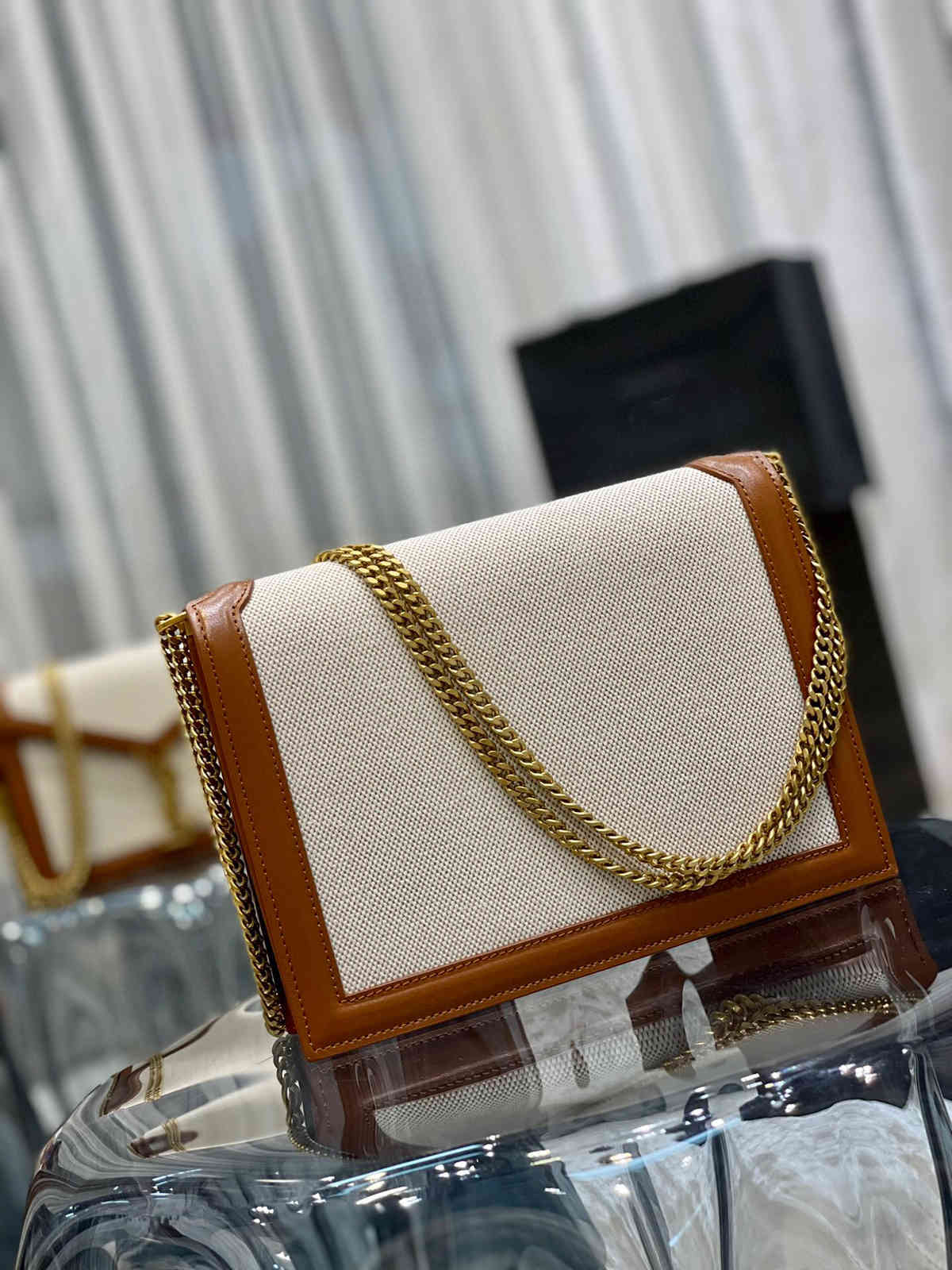 

Womens Genuine Leather Crossbody Bag Adjustable inclined Shoulder envelope messenger linen bag designerXGNO
