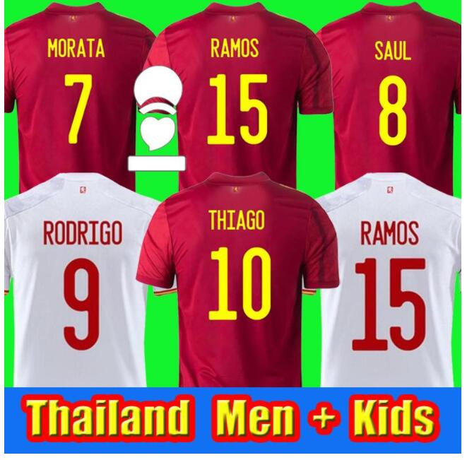 

2021 espaÃ±a RODRIGO PACO ALCACER Spain soccer jersey MORATA RAMOS SARABIA INIESTA football shirt camisetas de futbol women, Black;yellow