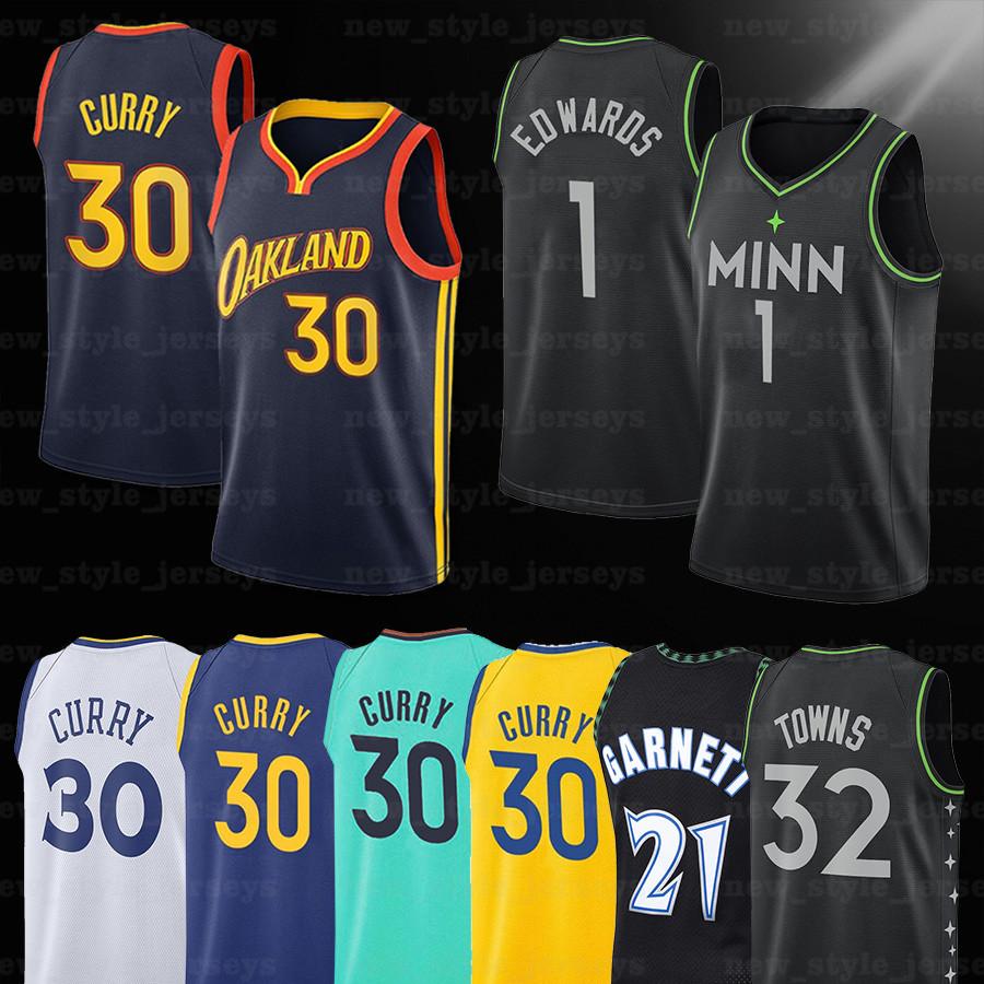 

NCAA Curry Kevin Edwards Garnett 30 Stephen Wiseman Golden State Warriors Jersey zx22 Minnesota Timberwolves 1 Anthony, Black;red