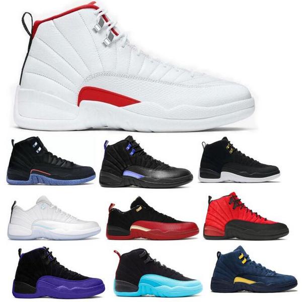 

Jumpman 12 12s Basketball Shoes Twist Utility Black Easter Taxi Reverse Flu Game University Gold High Low Top Sports 2021 Men Trainer Sneakers, Lavender