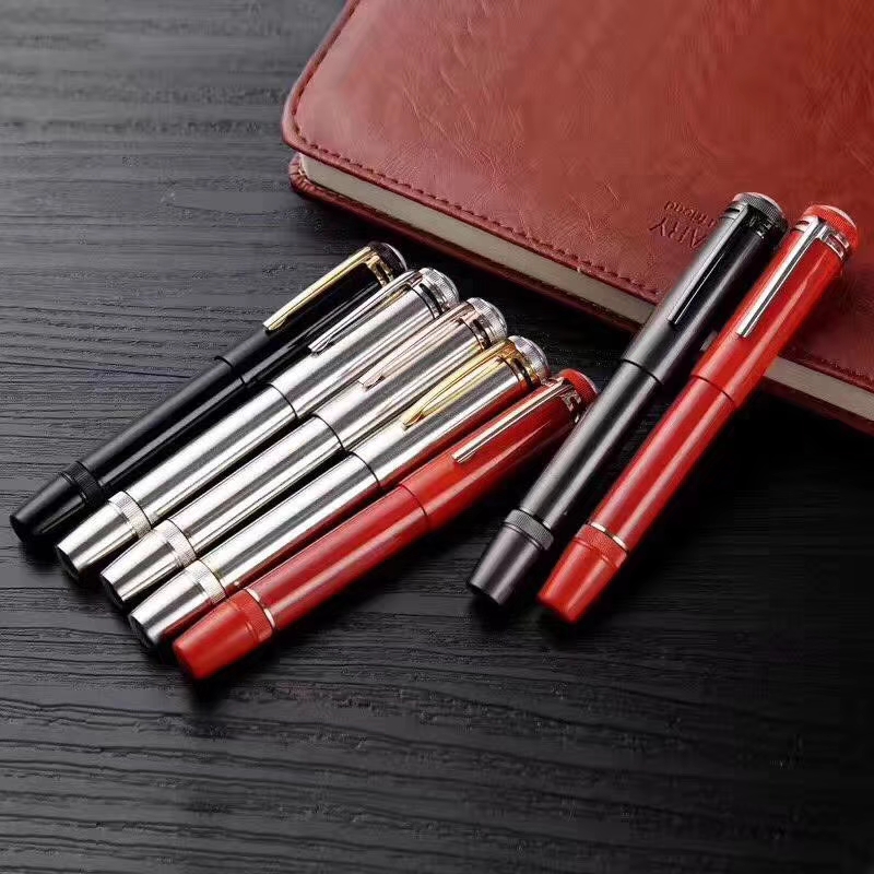 

Limited edition Inheritance series 1912 Fountain pen Top High quality Extend-retract Nib 14K Business Office ink pens with Serial Number Writing Smooth, Customize