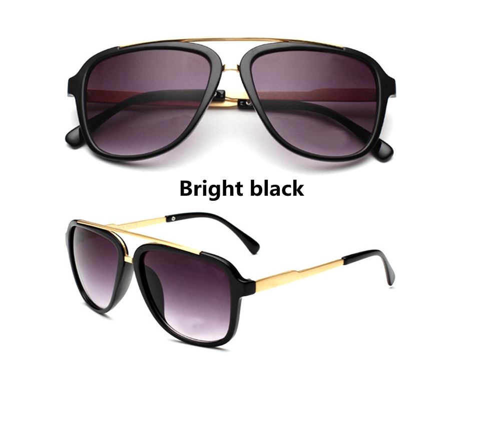 

Free ship fashion evidence sunglasses vintage men designer shiny gold frame women top quality 0139