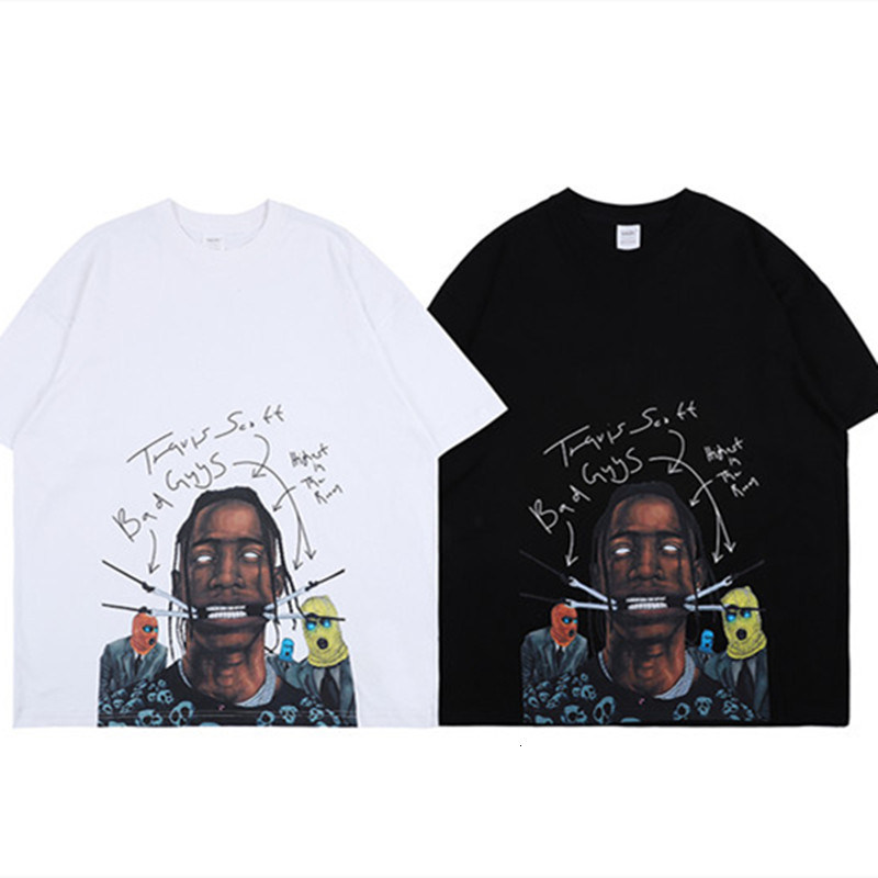 

2021 New Ss Jack Meninos t Das Mulheres Dos Homens Melhor Qualidade Astroworld Travis Scott T-shirts V680