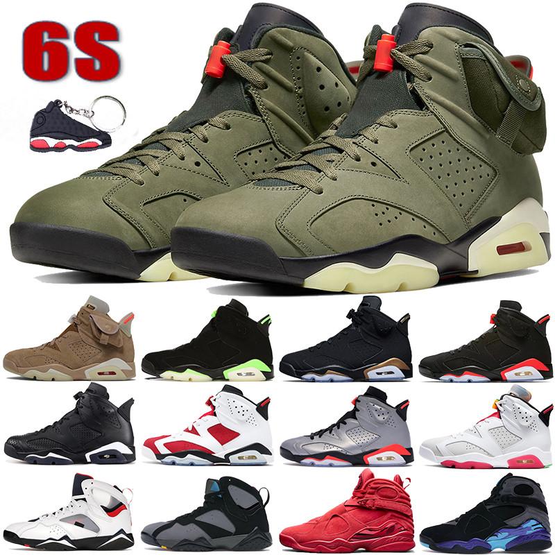 

2021 Top 6 6s mens basketball shoes Cactus british khaki yellow DMP UNC 7 7s paris hare flint 8 8s playoffs men sneakers