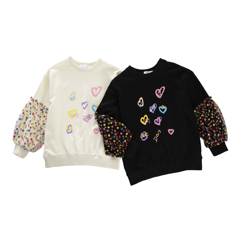 

Girls' net red love heart sweater autumn 2021 autumn and winter new Korean version of the foreign childhood big boy autumn tide, Blue