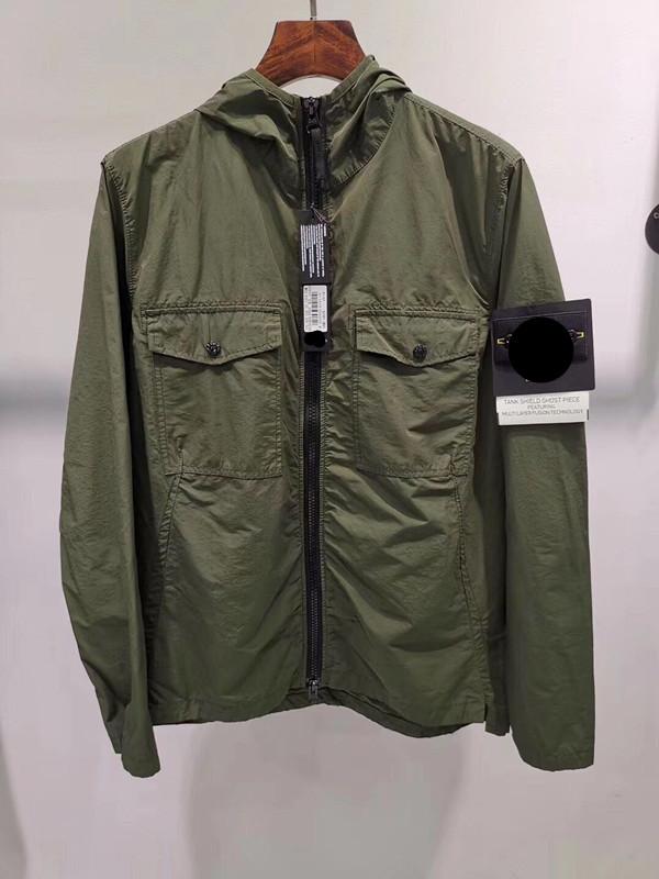 

the Men Air Hooded Jacket Windbreaker Zipper Hoodies Patchwork Jackets Stone Running Sports Hoody Jogger Casual Island Coat E2a013, Dedicated to make up the difference;not