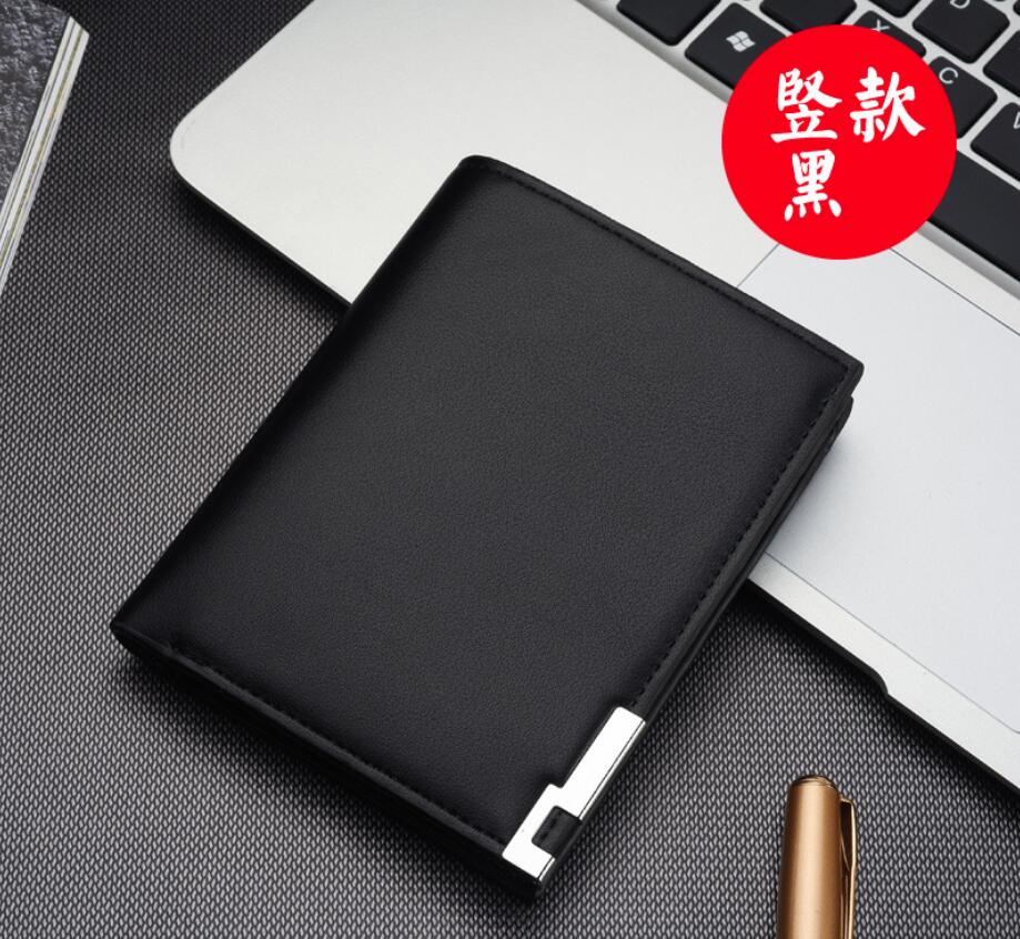 

HBP-2021 Men Purses Fold Short Wallet Leather black Designer Wallets Style Coin Purse card Holders with box