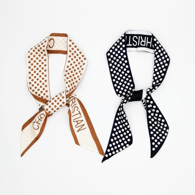 

Beautiful Outdoor Bandeau Satin Neck Tie Imitation Silk Scarf Neckerchief Chic Bag Band Decoration Scarves Hairband Headband Bandana