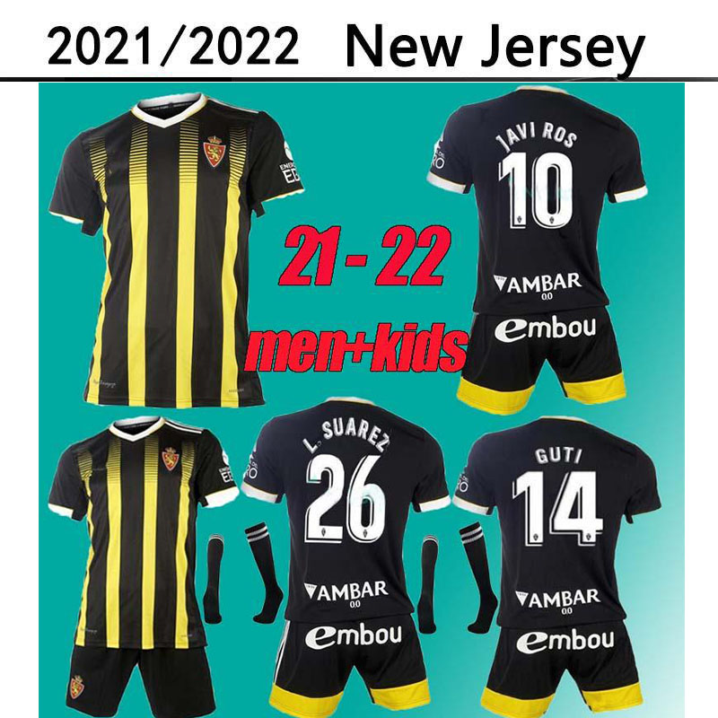 

2021 2022 Real Zaragoza Men kids kit FRAN GAMEZ Soccer jersey 21 22 ZAPATER Third VAZQUEZ POMBO SHINJI KAGAWA JAVI ROS L. SUAREZ Football shirts
