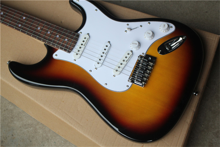 

Double rock tremolo bridge electric super hot guitar