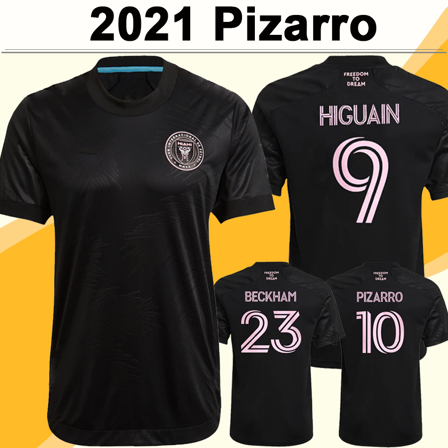 

2021 Inter Miami CF BECKHAM Mens Soccer Jerseys PIZARRO PELLEGRINI TRAPP Home White Away Black Football Shirt Short Sleeve Uniforms, Qm3312 2122 home ml patch