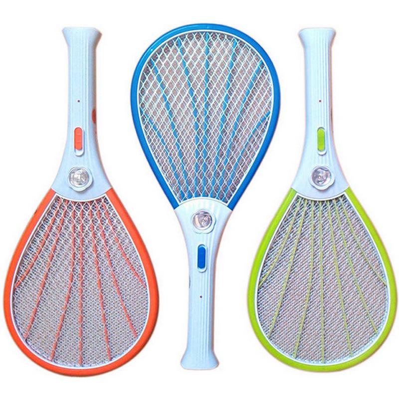 

Mosquito Nets Swatter Bug Insect Electric Fly Zapper Killer Racket Rechargeable With LED Flashlight Household Sundries Pest Control