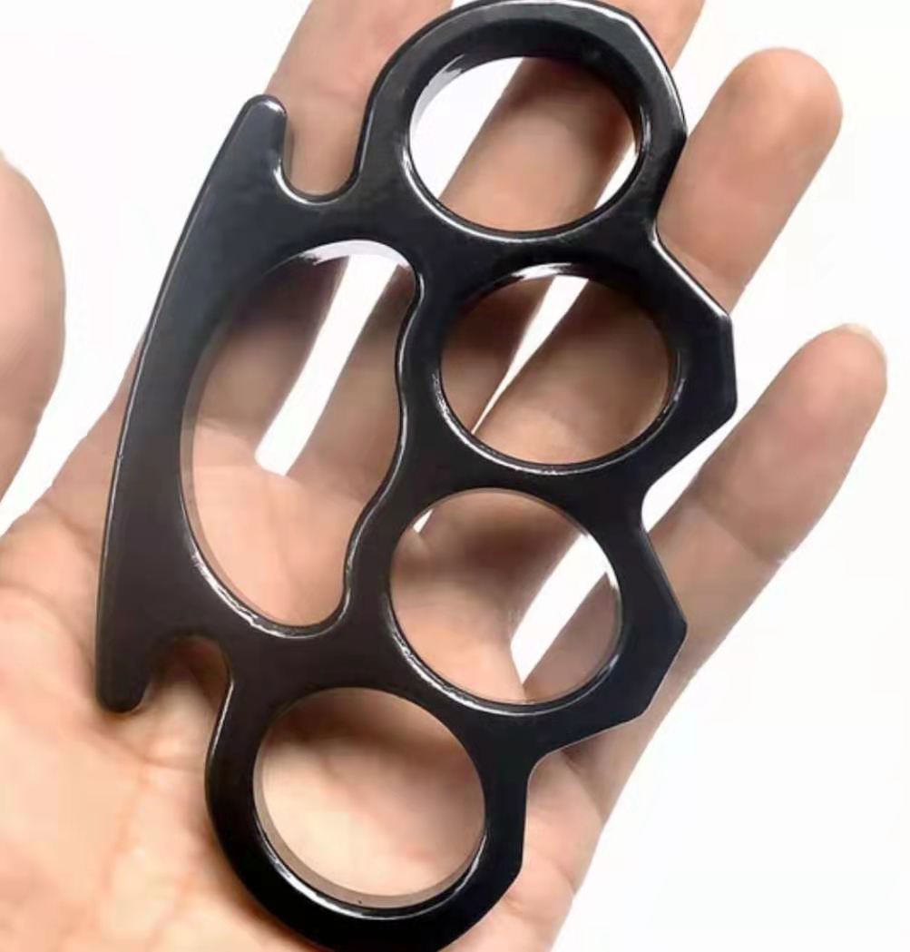 

Glass fiber alloy finger tiger four finger self defense weapon four finger self defense hand brace aluminum002 self defense89