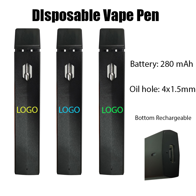 

Disposable Vape Empty Pens Cake E cigarettes Starter Kit Rechargeable 280mah Battery Capacity 1ml Pods Glass Tank Visible Window Allow OEM