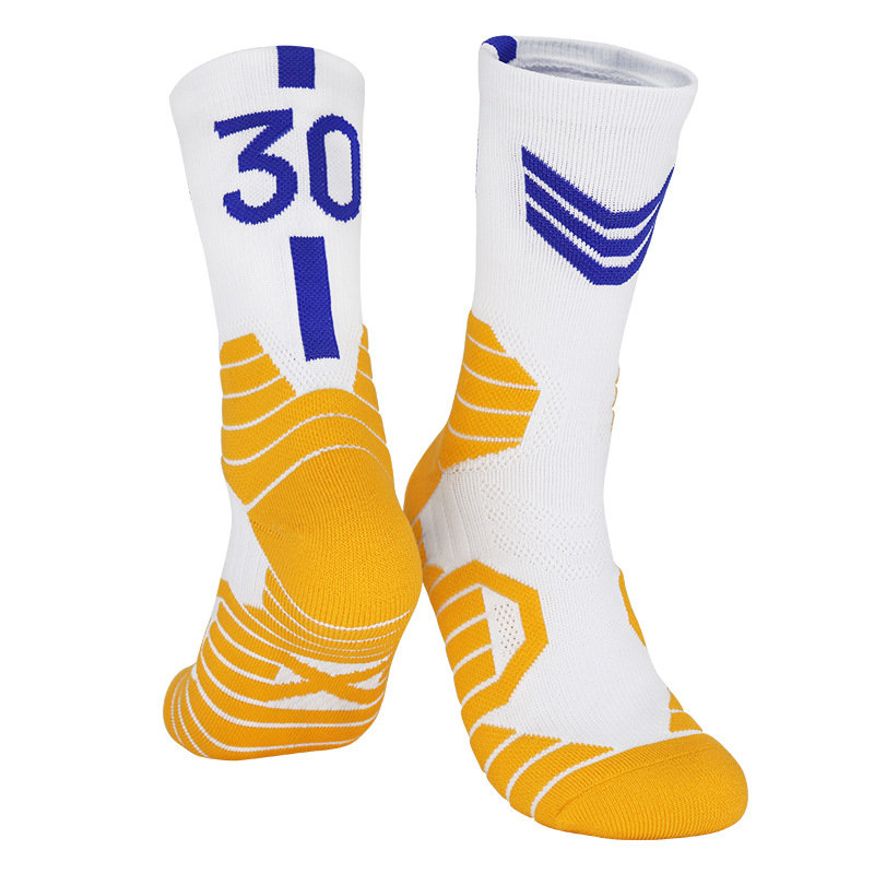 

122 USA Professional Elite Basketball Socks Mens Long Knee Athletic Fashion Walking Running Tennis Compression, Black