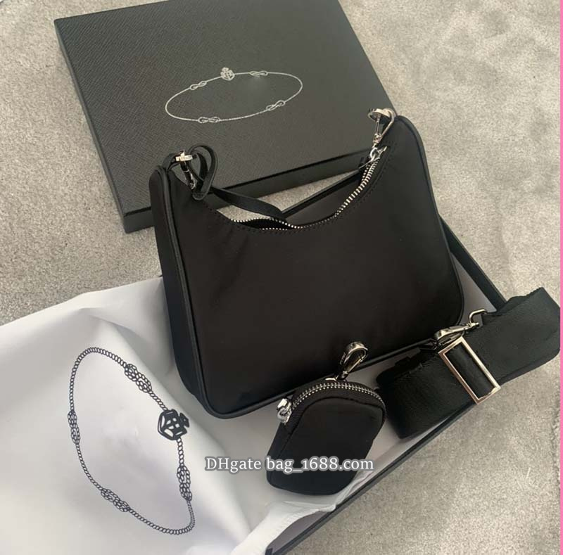 

2021 fashion Re-Edition 2005 Nylon woman Shoulder Bags high quality Handbags Bestselling men wallet women bags Crossbody bag Hobo purses
