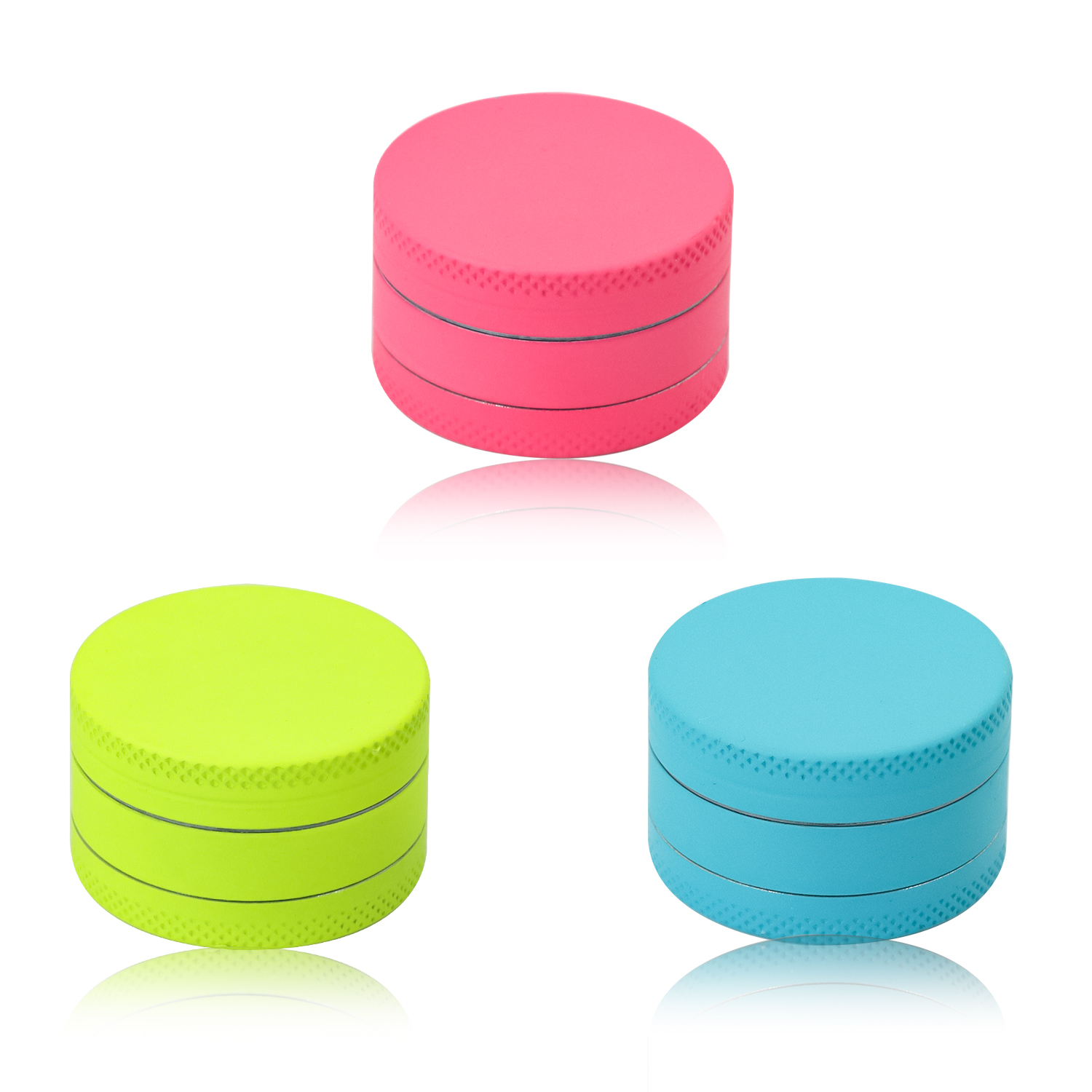 

Zinc Alloy Smoking Herb Grinder 50MM 3 Piece Classic Style Metal Tobacco Grinders With Spice Catcher Smoke Hand Pipes Accessories Wholesale