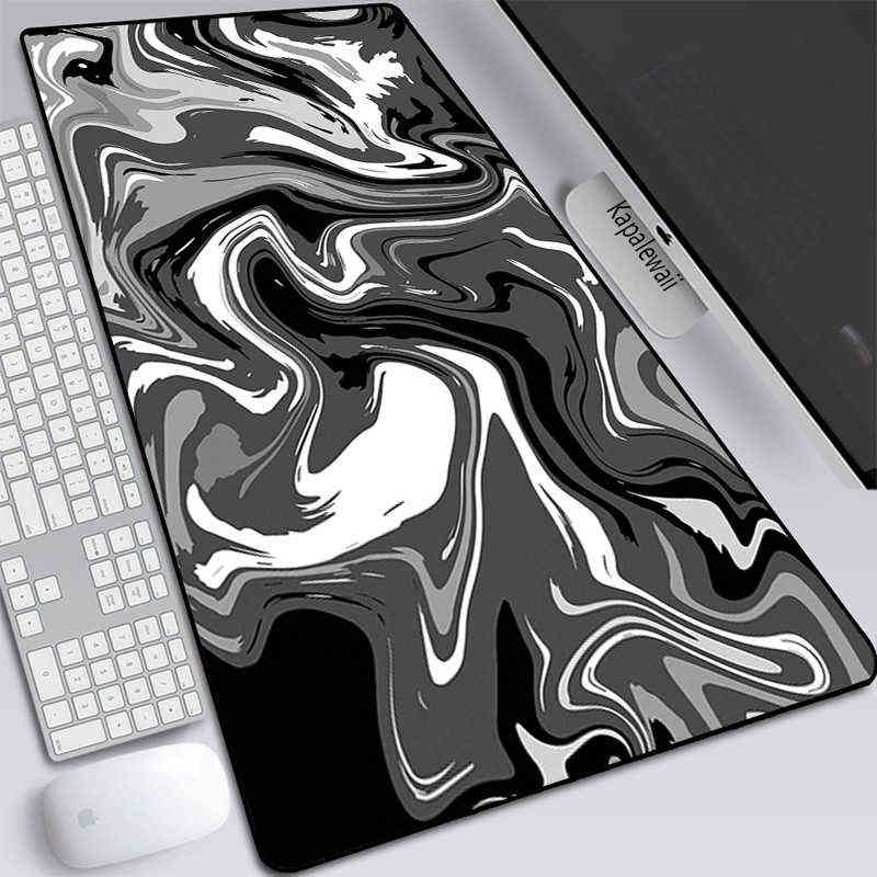 

Strata Liquid Gaming Mouse Pad Mousepad Gamer Desk Mat XXL Keyboard Large Carpet Computer Surface For Accessories Ped Mauspad G220304