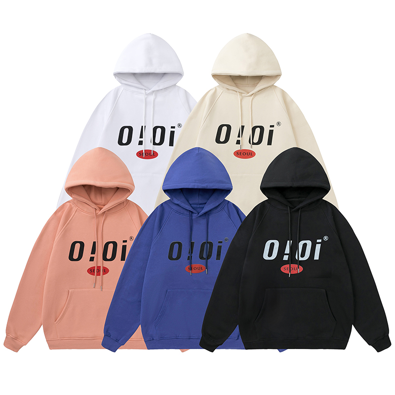

Designer oioi hooded hoodies sweatshirts long sleeve hoodie embrodiery casual loose letter streetwear pullover sweatshirt, Look other product