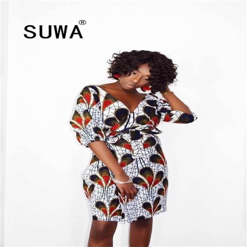 

Contrast Vintage Casual Elegant Work Wear Women Dresses Free Summer Outfits Boho Office Lady Wholesale 210525, Black