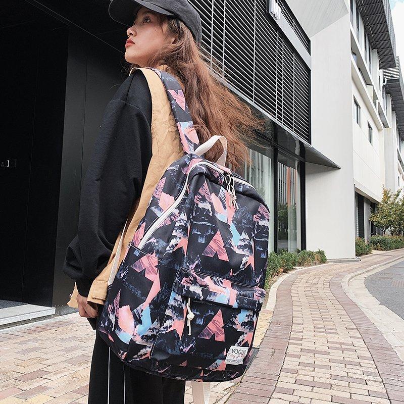 

Backpack 2021 School Bag Fashion Woman Travel, Black