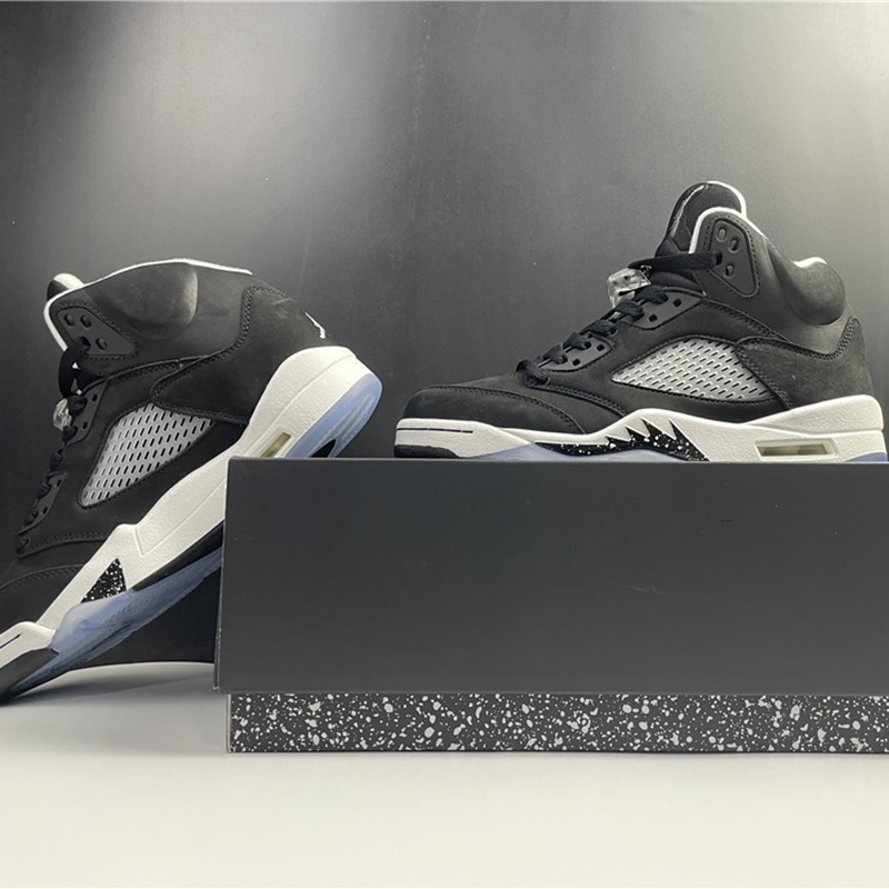 

Shoes Air 5 Oreo CT4838-011 Black White Cool Grey 5s V Women Men Sneakers Trainers Original
