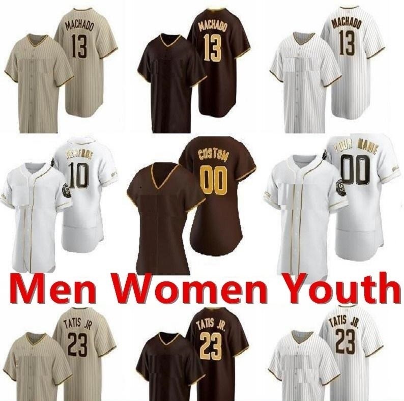 

Custom Padres Jersey 2021 San Diego 23 Fernando Tatis Jr. 13 Manny Machado 19 Tony Gwynn Eric Hosmer baseball jerseys, Blue;black
