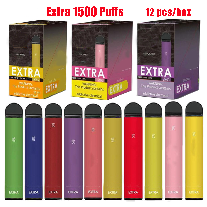 

Fumed Extra Disposable Device Pod 1500 Puffs E cigarettes 850mAh Battery 5ml Cartridge Vape Prefilled Pen kit Vs Bang PRO MAX SWITCH Bar Plus XXL Flex gunnpod Elf
