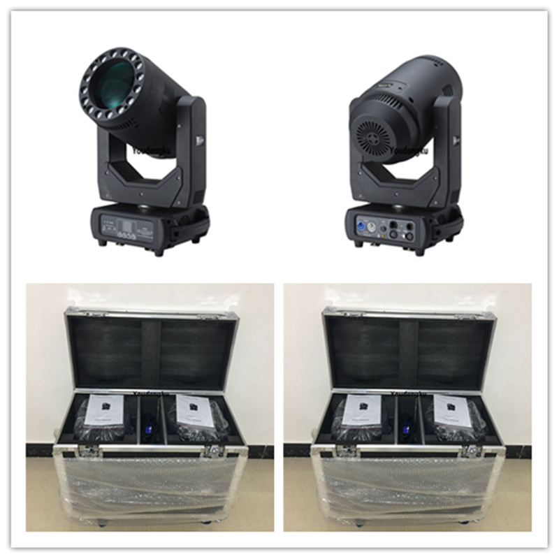 4pcs led powercon spot beam moving head dmx lyre led dj spot 300w moving head light with case-image-717501792