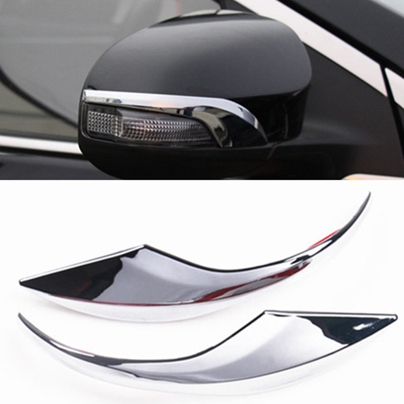 

Chrome Side Door Rear View Mirror Cover Trim Garnish Molding Overlay Strip For Toyota Corolla 2014 2015 2016 2017 Altis E170