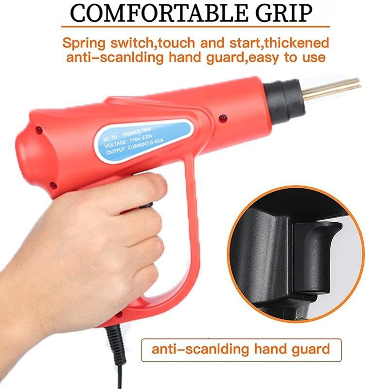 

Professional Heat Guns 2022 Plastics Welders Staplers PVC Repairing Machine Car Bumper Stapler Welding Tool Kit Sell