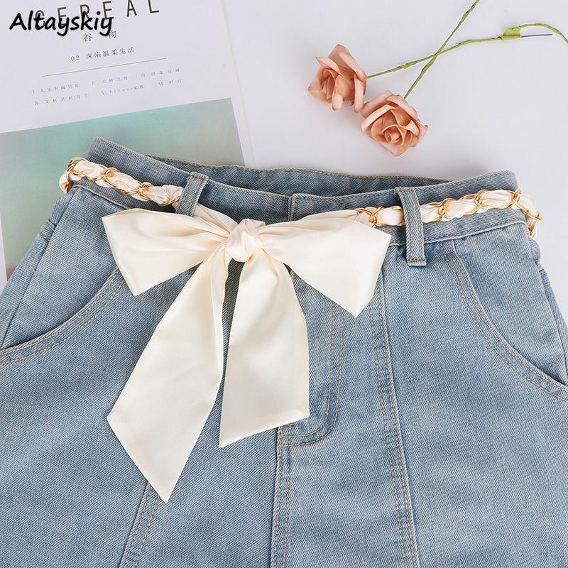 

Belts Women Ins Korean Fashion Basic All-match Lace-up Design Schoolgirls Vintage Simple Elegant Street Style, Black;brown