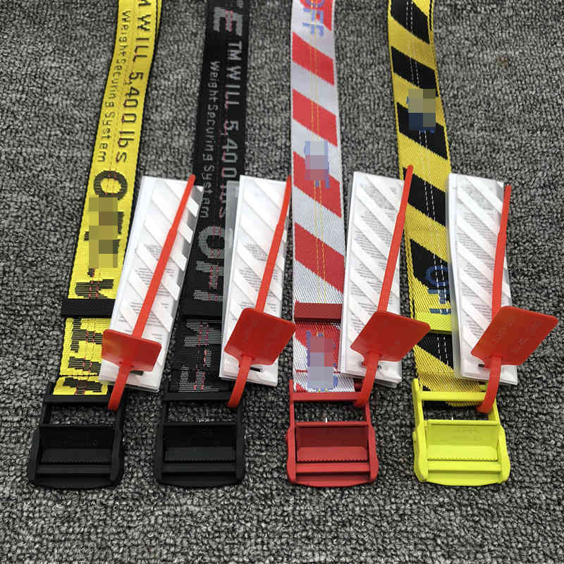 

2021 Fashion Industrial PVC Clear Transparent Waist Belt Black Yellow Canvas Nylon Fabric Belt
