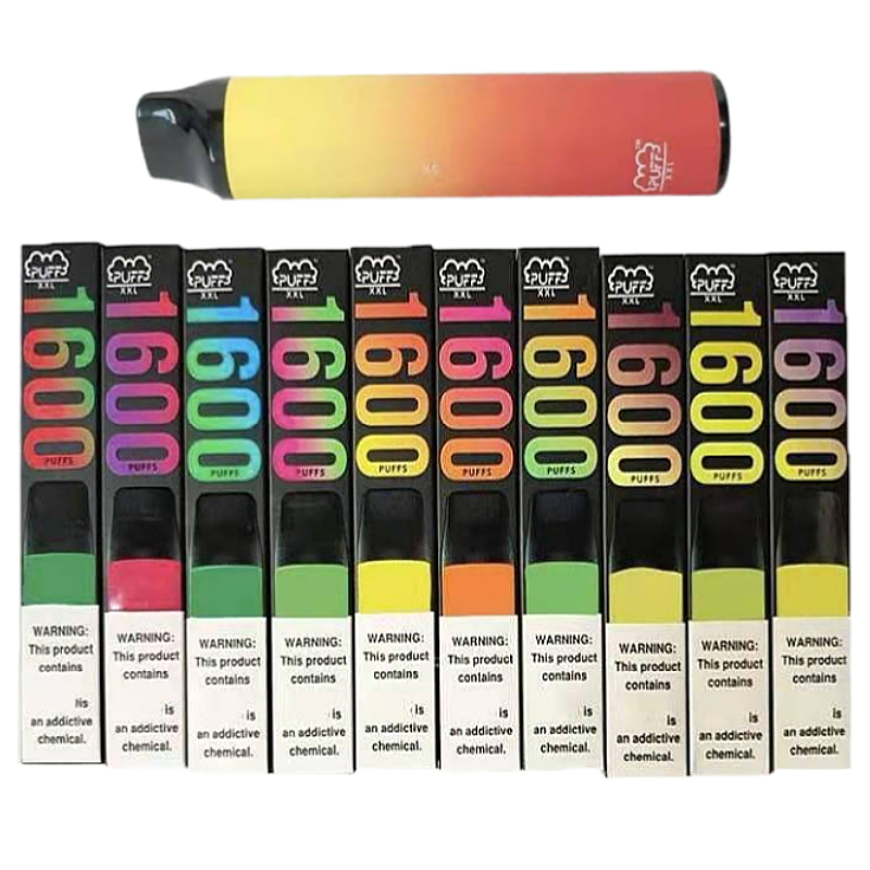

Hottest Puff Bar XXL Disposable Vape 1600 Puff 650mAh 4ml e Cigarettes Vaporizers Puffbar Puff XXL Vapes with valid code Emtpy