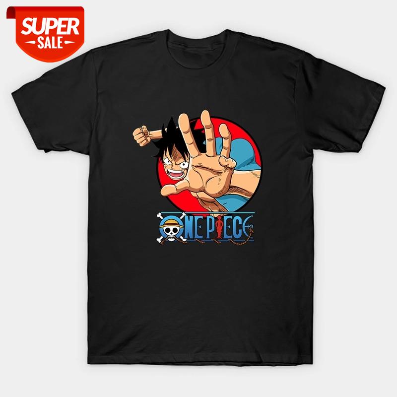 

Anime One Piece T Shirt Pirate King Tees Japanese Anime Luffy Tops Summer Casual Cotton Short Sleeve Streetwear Boys Clothes #1d0I, White;black