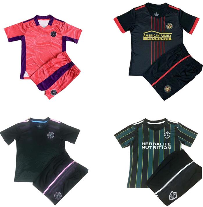 

21/22 MLS Men+Kids Kit Soccer Jerseys LA Galaxy Inter Miami Atlanta United Austin LAFC Toronto New York 2021 2022 Home AwayCVGHCVJEWFGJHHFGJHGHJKMKH, Black;yellow